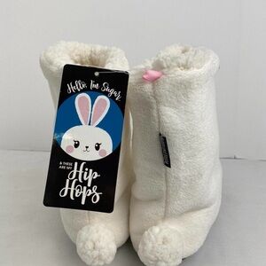 White Bunny Kids Slippers